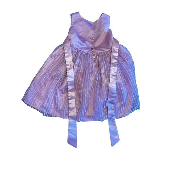 Nannette kids 5 purple sparkly poof glitzy princess dress - Picture 2 of 4